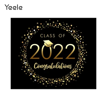 Yeele Graduação Época de Festa Photocall Classe de 2022 Fotografia pano de Fundo Fotográfico Decoração de Fundo Para o Estúdio de Fotografia