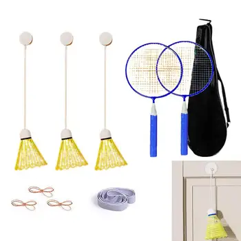 Badminton O Conjunto De Treinamento Elástico Equipamentos De Treinamento Engraçado Auto-Kit De Treinamento Rebote De Ferramentas De Formação Portátil Do Interior Para O Exterior Para Melhorar