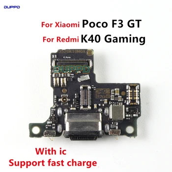 Carregamento Flex Para Xiaomi Poco F3 GT Redmi K40 Jogos de Carga USB Porta de Jack Conector Dock de Carregamento a Bordo do cabo do Cabo flexível