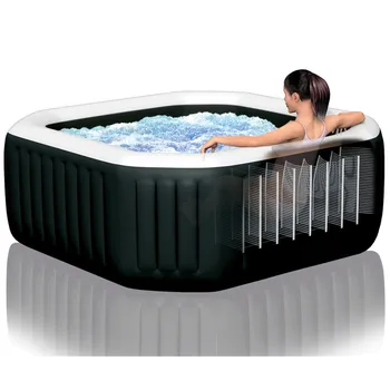 inflável banheira de hidromassagem para 6 pessoas inflável exterior da banheira