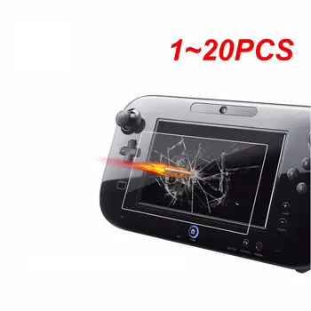 1~20PCS 3 x o Protetor Claro da Tela LCD Filme Protetor Protetor de Capa para Wii U Gamepad Pele de Protetor de Tela