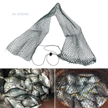 1 Pc Portátil Rede De Pesca De Armadilha De Pesca De Rede De Malha Foldingfish Saco Pequeno De Pesca De Malha