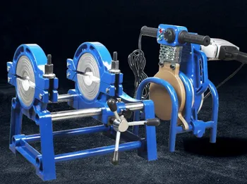 63-200 manual de soldadura de máquina (63-160mm) PE tubo de solda, máquina de solda, máquina de derreter tubulação da máquina de solda bunda