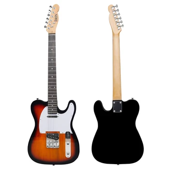 6 Cordas Retro Guitarra De 24 Trastes Basswood Superfície Guitarra Guitarra Com Rosewood Fingerboard Instrumento Musical De Cordas