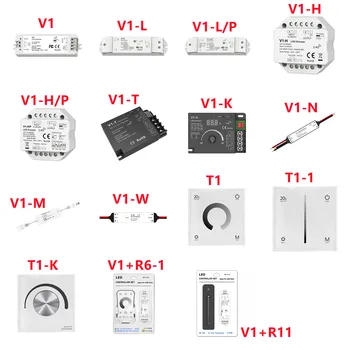 2.4 G RF Toque sem Fio faixa de led painel do controlador remoto controlador de 1/3/4 canal de dimmer wi-Fi CV Controlador por um único led de faixa