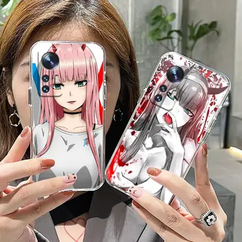 Anime Zero Dois Garota Sexy Claro Caso De Telefone Xiaomi 13 12 12X 11 11T 10 10S 9SE 9 8 6 6 TPU Caso Funda Coque Capa Shell Tampa