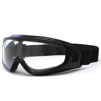 À prova de vento Snowmobile UV400 Óculos de Homens, Mulheres Óculos de Esqui Magnético Proteção de Inverno CS Tático Óculos de Neve Óculos de sol de Lente