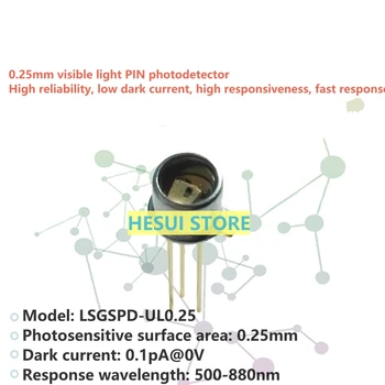 0,25 mm, de luz visível PIN photodetector fotodíodo de Alta receptividade e resposta rápida