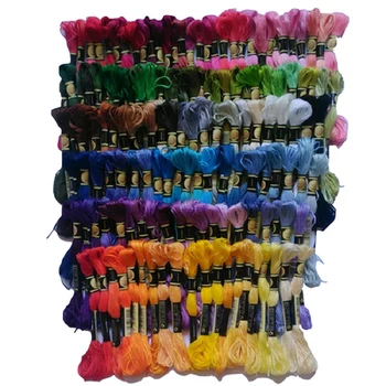 Semelhante DMC threads 300colors escolher a cor do Bordado de Ponto de Cruz, Fio dental Thread 6 Vertente não escolher cor
