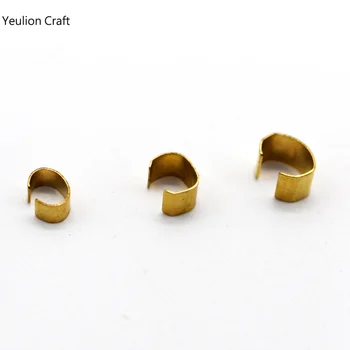 YeulionCraft 50pcs de cobre Fechos Magnéticos Para Diy Braceletes de Couro Corda Encantos Conector Fivela de Jóias que faz Acessórios