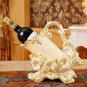 Durant estilo Europeu de cerâmica vermelha de vinho rack decoração, uva garrafeira, sala de estar criativo armário do vinho da cremalheira de exposição decora