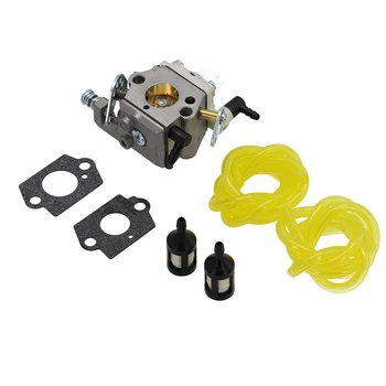 Acessórios Carburador kit de filtro de Combustível Junta do cortador de grama 7pcs Anexo Para Walbro Substituição WT-990 WT-990-1