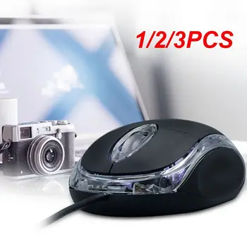 1/2/3PCS RYRA com Fio fotoelétrico mouse 3 botões de 1200DPI de resposta rápida sensível fina ergonomia USB desktop gaming mouse para