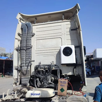 kingClima mais barato sistemas de condicionamento de Ar de caminhão rv caravana campista elétrica 12v 24v condicionador de ar para caminhão
