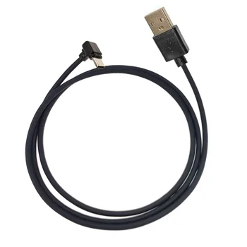 100 PCS C-tipo de 0,5 metro C-tipo de dados USB 2.0 de cabos, de 90 graus ângulo direito conector macho, 25/50/100cm elástico USB-C