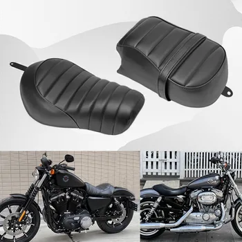 4 Modelos de Motocicleta Preto de Couro, Airbag Condutor se Encaixa Para Harley Sportster Iron XL 883 1200 2016-2021