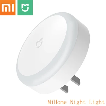 Original Xiaomi Mijia Luz da Noite Mini Sensor de Luz de Controlo NOS Conecte com luz de presença Lâmpada Para Crianças Sala de estar, Quarto Ligh