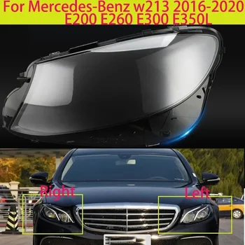 Farol do Abajur da Lâmpada Superfície de Reparo Kit de Lente de Vidro Transparente de Habitação Para a Mercedes-Benz Classe E W213 E200L E300L E320LS213