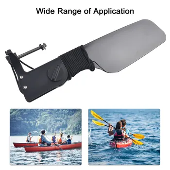 Versátil Nylon Kayak, Canoa, Barco Leme Com Polia do Barco de Pesca de Controle de Direção do Sistema Ideal para os amantes da Pesca!