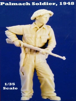 1/35 Resina Figura Kit Modelo moderno RESTANTES SOLDADO, 1948 Unassambled sem pintura