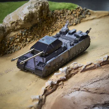DIY 3D Mini Quebra-cabeça de Metal do Tanque Modelo P-1500 Panzer VIII Maus Crianças Militar Montagem de Brinquedos de Quebra-cabeça de Presente para Adultos
